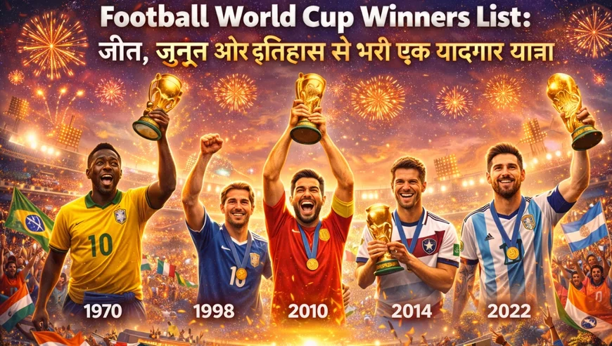 Football World Cup Winners List